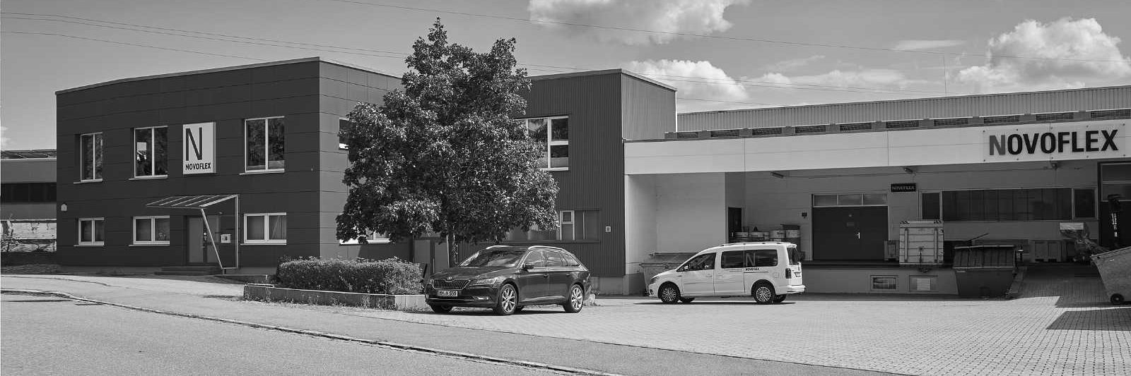Heutiges NOVOFLEX-Firmengelände in Memmingen