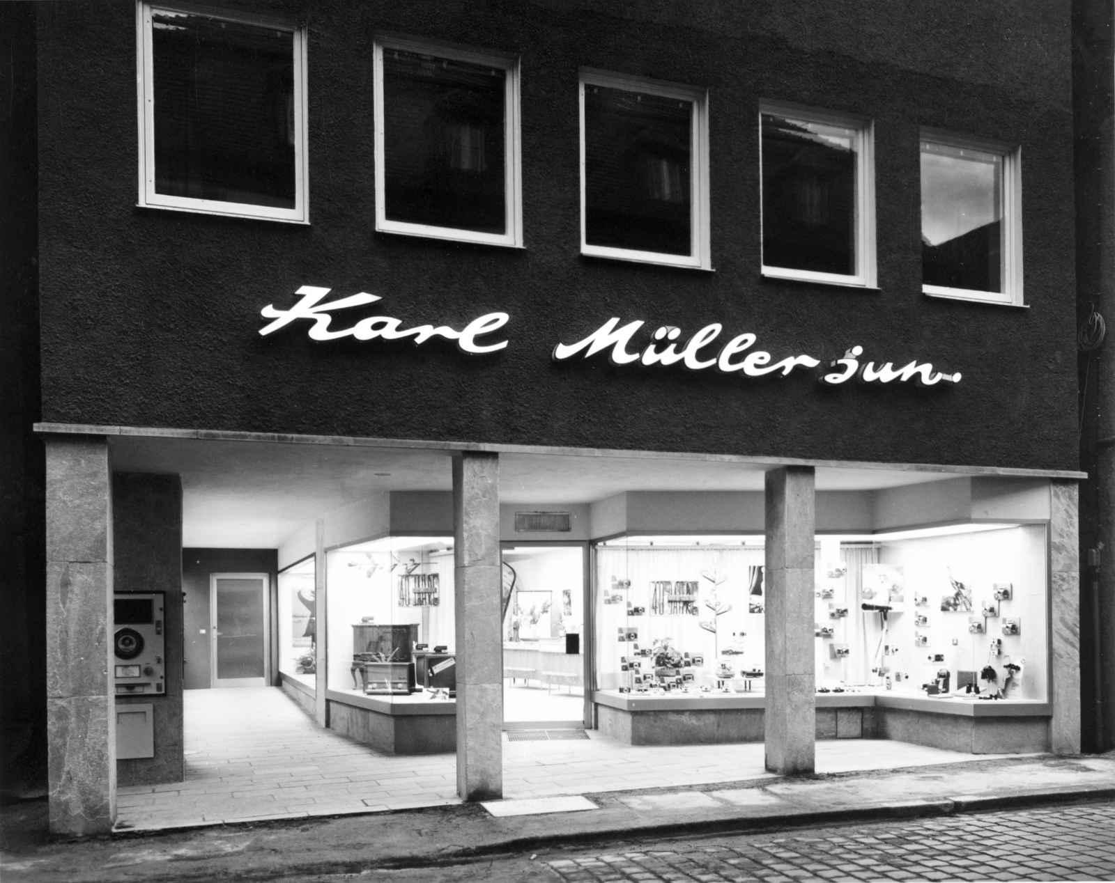 Ladengeschäft „Karl Müller jun.